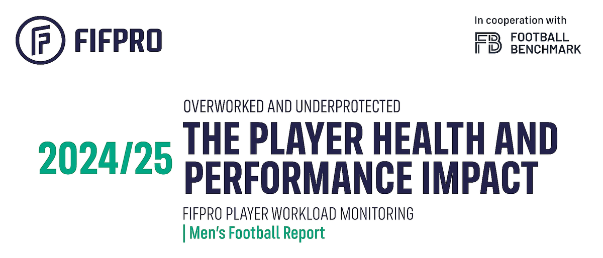 Rapport FIFPRO 2024/25 : Surveillance de la charge de travail des joueurs dans le football professionnel