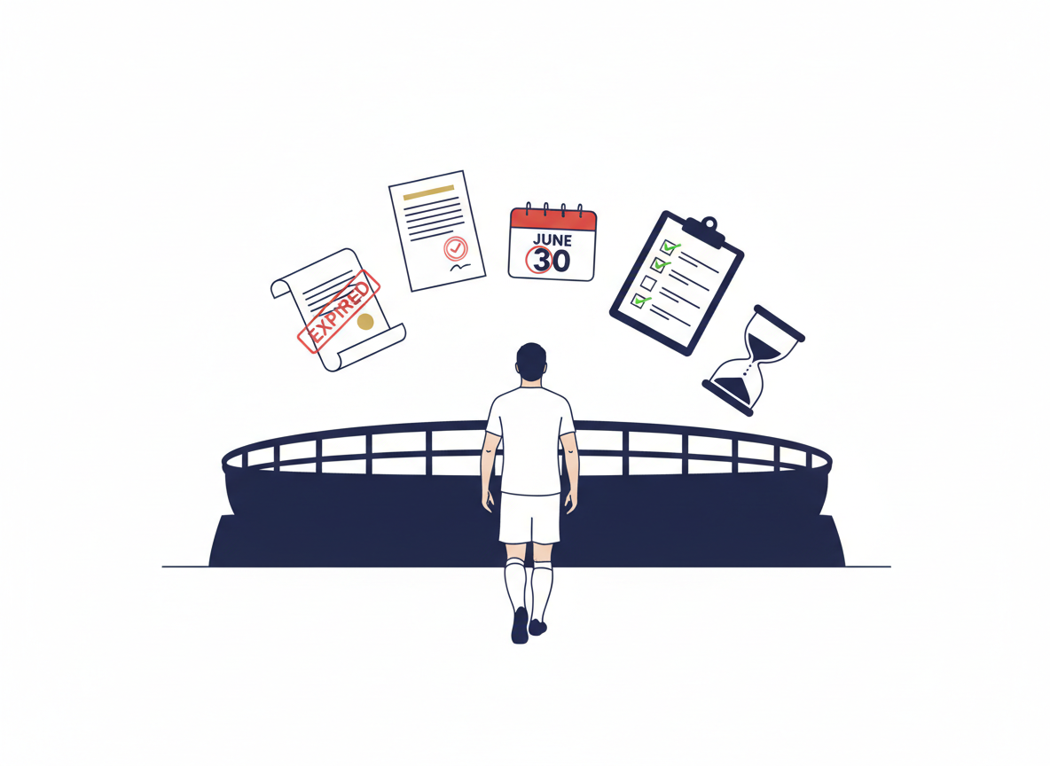 Joueurs libres en juin 2026 - Ligue 1 & Ligue 2 (France)