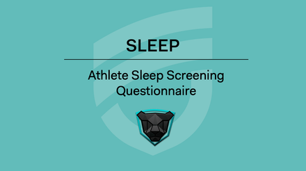 SOMMEIL - Athlete Sleep Screening Questionnaire