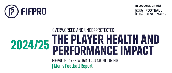 Rapport FIFPRO 2024/25 : Surveillance de la charge de travail des joueurs dans le football professionnel